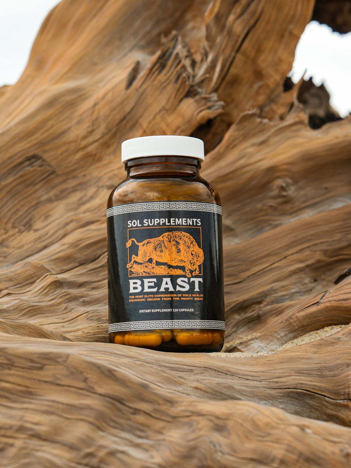 Sol Supplements BEAST: Freeze-Dried Male Bison Organ Complex