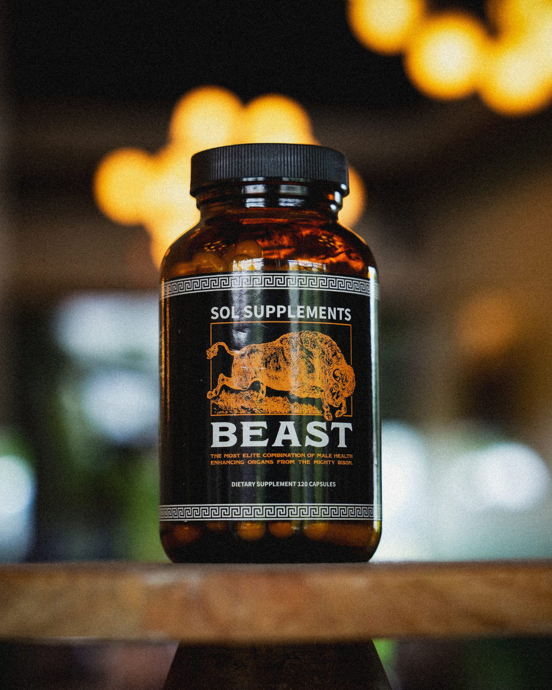 Sol Supplements BEAST: Freeze-Dried Male  Bison Organ Complex