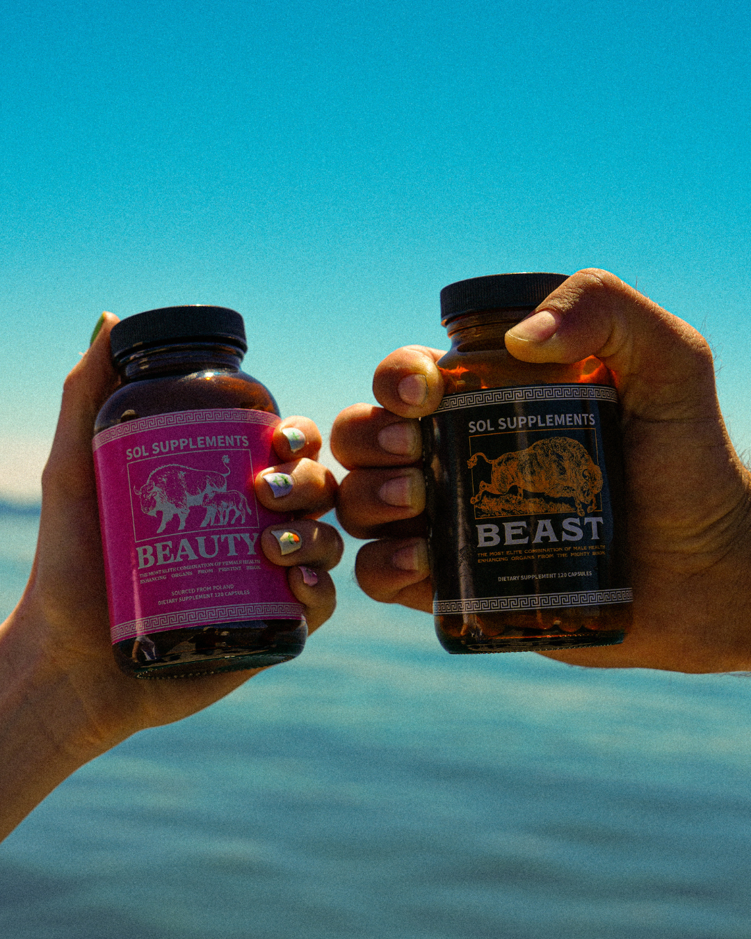 BEAUTY & The BEAST: Men's & Women's Hormone Support Bison Organ Complex