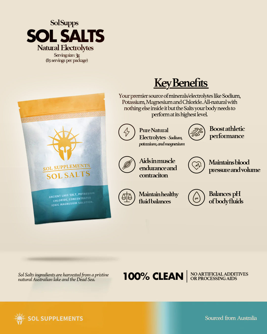 Sol Salts Natural Electrolytes 250g