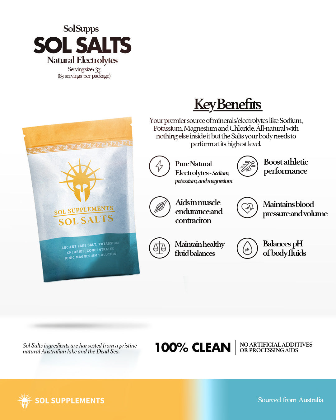 Sol Salts Natural Electrolytes 250g
