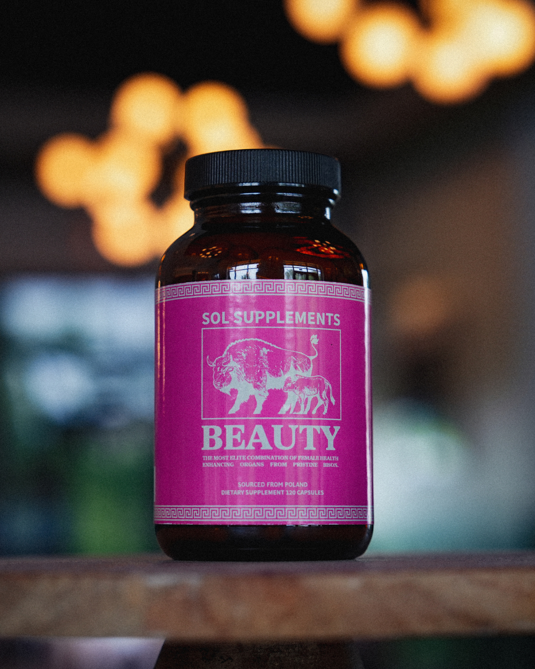 Sol Supplements BEAUTY: Freeze-Dried Female Bison Organ Complex