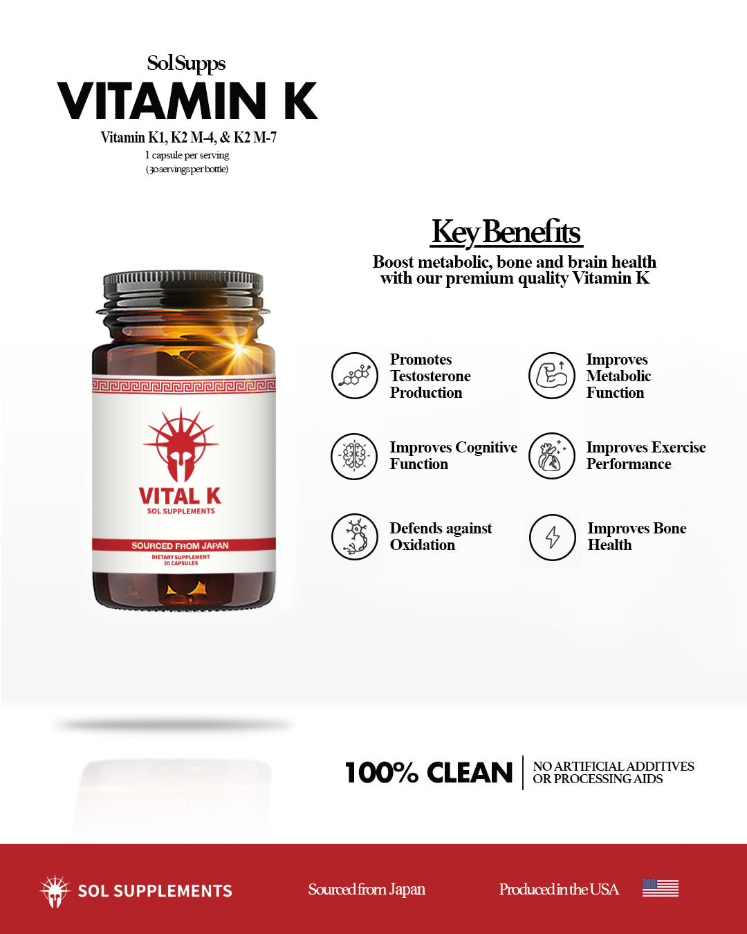 Sol Supplements VITAL K - Vitamin K