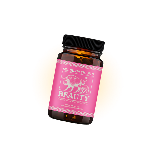 BEAUTY supplement bottle